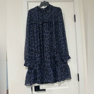 Kate Spade NY Leopard Clip Dot Mini Dress in XXL NWT